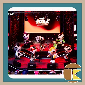 【6月預購】WASA龍 朋克風恐龍主題盲盒 Q版收藏盒玩 一中盒6入｜愛蛋客