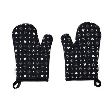 MEYER 美亞 迪士尼經典黑白系列 隔熱手套組 26x18CM 棉材質  黑色  1組