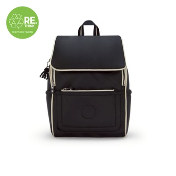 (網路獨家款)曜石黑輕盈蓬感後背包-BOLEN