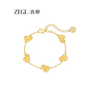 (免運)ZEGL金色碎冰冰福祿葫蘆手鏈女新款輕奢小眾秋冬新中式手飾禮物