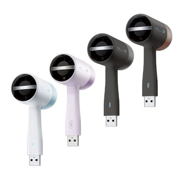 超級戶外風扇 口袋型 隨身風扇 USB供電 小颶風 (BF01)-四色可選 月白色