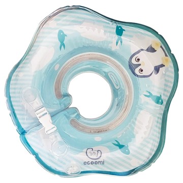 ecoomi 嬰幼兒泳圈/脖圈  1個  可愛企鵝 多色