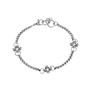 [韓國] [鋼飾] 銀粒花序手鍊 / Silver Cluster Bracelet