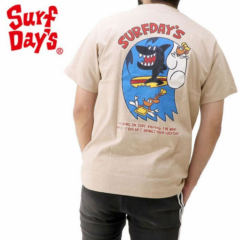 最大87%OFFクーポン SURF DAYS サーフデイズ Mサイズ バックプリント Tシャツ長袖