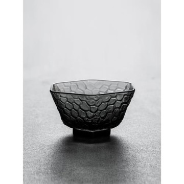 一品工坊玻璃小茶杯主人杯單杯辦公室喝茶杯子精致品茗杯功夫茶具