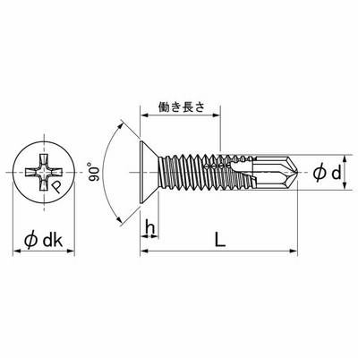ピアス（皿Ｄ７（細目 《ＳＵＳ４１０/生地(または標準)》（4X19(ｺｱﾀﾏ 23個入 401円 ID:2051552 5日以内発送）