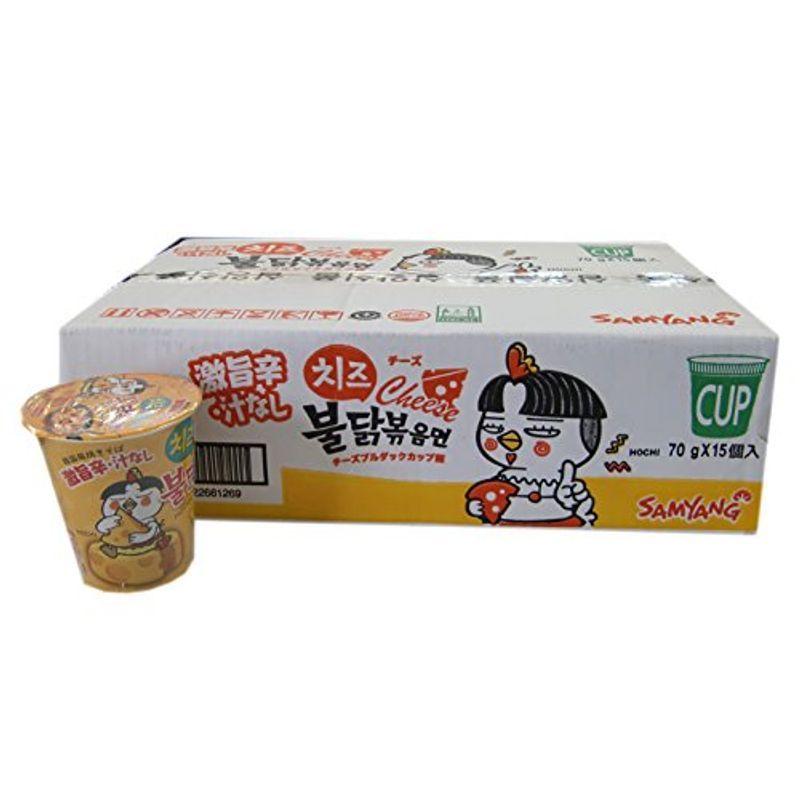 三養食品 ブルダック炒め麺 カップ チーズ 70g 15個セット