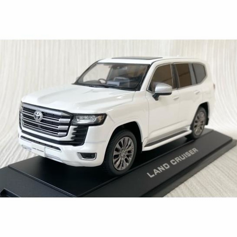 トヨタ特注 1/30 新型 トヨタ ランドクルーザー 300 ランクル カラーサンプル プレシャスホワイトパール ミニカー | LINEブランドカタログ