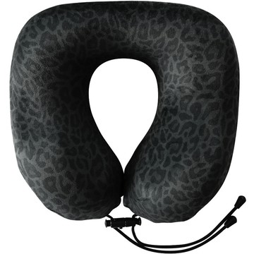 DQ 抗菌U型護頸記憶枕(豹紋黑)