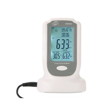 WSensor 二氧化碳監測儀GM8802二氧化碳警報器可燃氣體氣體檢測儀氣體檢測報警儀