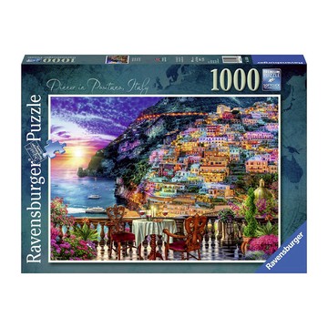 Ravensburger 德國維寶 拼圖 義大利波西塔諾 Set 1000片 - 晚餐  RV15263  1盒