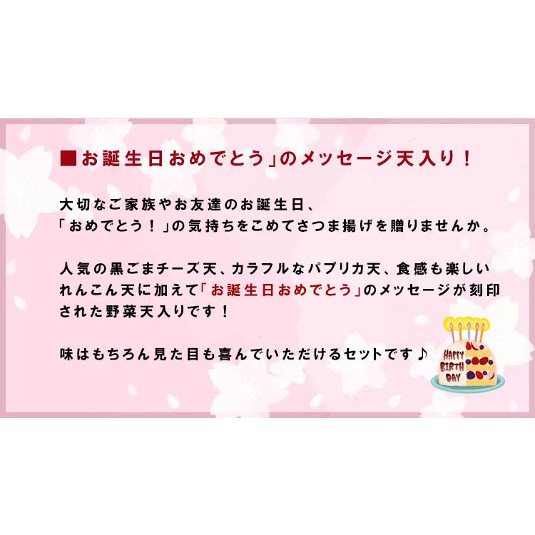 誕生日 ギフト 贈り物「お誕生日お祝いセット」グルメ さつま揚げ 鹿児島さつま揚げ 薩摩揚げ 8種 19個入 鹿児島県 送料無料