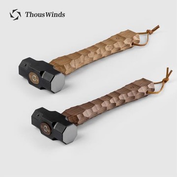 【清倉】Thous Winds千風戶外錘子錳鋼營釘錘黑胡桃木露營工具錘