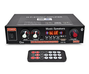 功放機 擴大機  大量藍牙功放機數字功放機MP3功放機U盤功放機G30兩聲道功放「限時特惠」