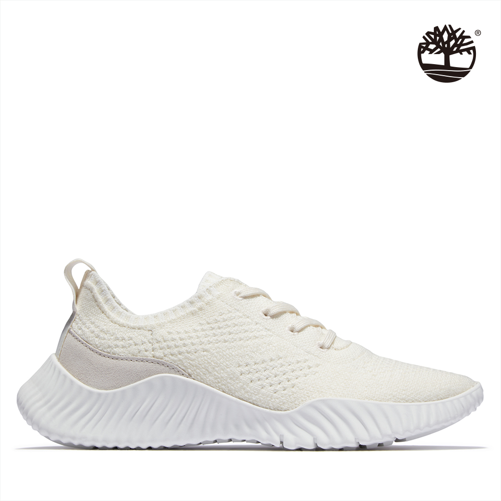 Timberland 女款米白色TrueCloud EK+ 針織休閒鞋|A26E2100