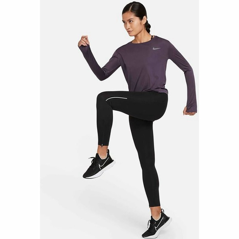 Tシャツ 長袖 レディース ナイキ Nike マイラー L S トップ スポーツウェア ランニング フィットネスウェア 女性 長袖シャツ ワンポイント トップス Aj8129 573 通販 Lineポイント最大0 5 Get Lineショッピング