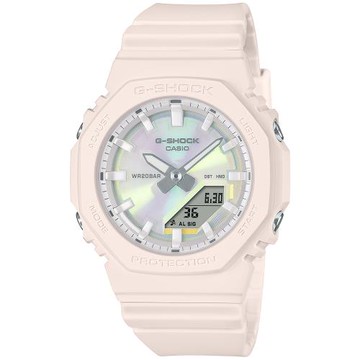 CASIO G-SHOCK 閃耀偏光八角造型計時錶/粉紅/GMA-P2100PC-4A