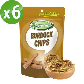 Frenature富紐翠-脆蔬果 牛蒡脆片*6包組(40g袋裝)