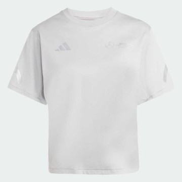 Adidas 愛迪達 Mer Sil Tee W JW3482 女 T恤 運動上衣 休閒短袖 灰 純棉 F1賽車