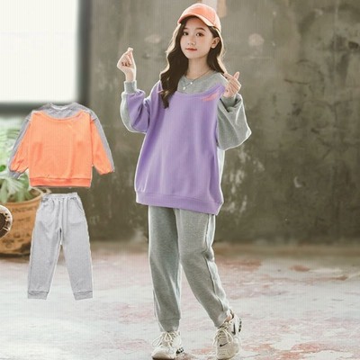 韓国子供服 セットアップ ゆったり カジュアル 女の子 ジャージ 上下セット スウェット パンツ 2点セット スポーツウェア キッズ 上下 運動着 ジュニア服 通学 通販 Lineポイント最大get Lineショッピング