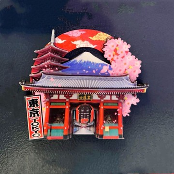 臺灣出貨+免運日本東京冰箱貼外國冰箱貼旅行紀念品日系禮物高顏值禮物桌面擺件