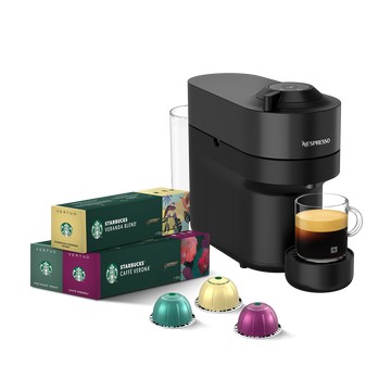 Nespresso Vertuo POP 星巴克® 30顆膠囊組 - 午夜黑