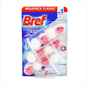 潼漾小舖 bref 馬桶強力清潔芳香球 (3排入)   紅白