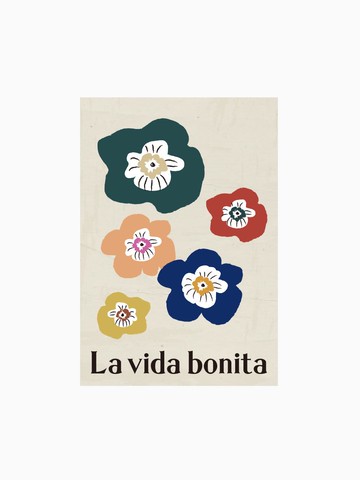 TBA Postcard Rabbi. Flower 004