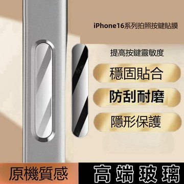 手機按鍵貼 防塵 防劃痕 拍照按鍵保護貼  適用於 iPhone 16 Pro Max
