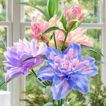 香水百合種子 亞洲百合 鐵炮百合 庭院盆栽 鮮切花 多年生 送禮自種 台灣現貨 花卉植物 好種易活 花香迷人