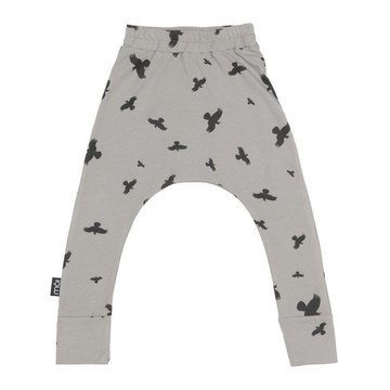 Moi Kids 冰島有機棉童裝哈倫長褲 1歲至8歲灰色