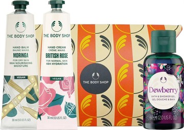 【THE BODY SHOP】輕巧手護組 (果香護手霜30ML任選2+沐浴膠60ML任選1)