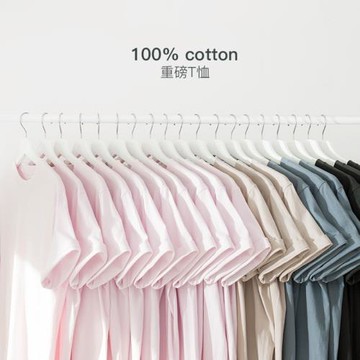 K先生 2025夏季新款純色圓領短袖T恤 重磅純棉多色TEE情侶款上衣