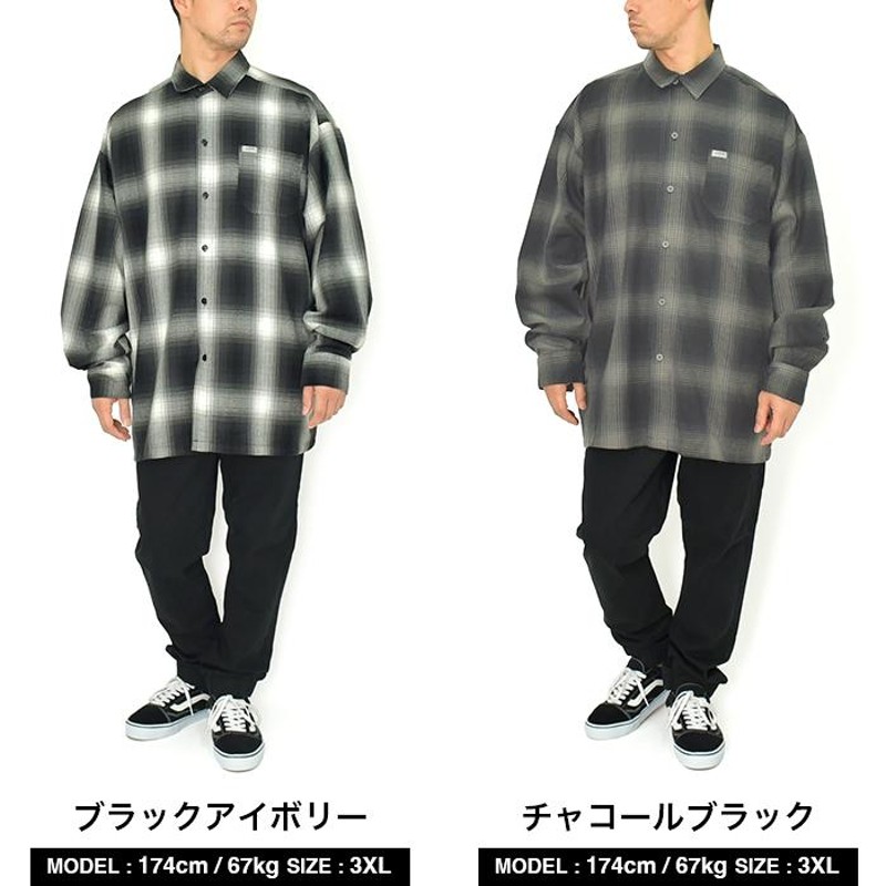 CALTOP キャルトップ シャツ 長袖 チェックシャツ ネルシャツ メンズ 