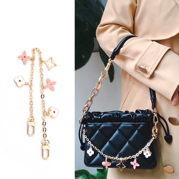 現貨 包包配件 手拿包包裝飾鏈 手工DIY 包包鏈 麻將包四葉草 改造包鏈 替換包鏈 肩帶鏈條 加長鏈子 包帶配件