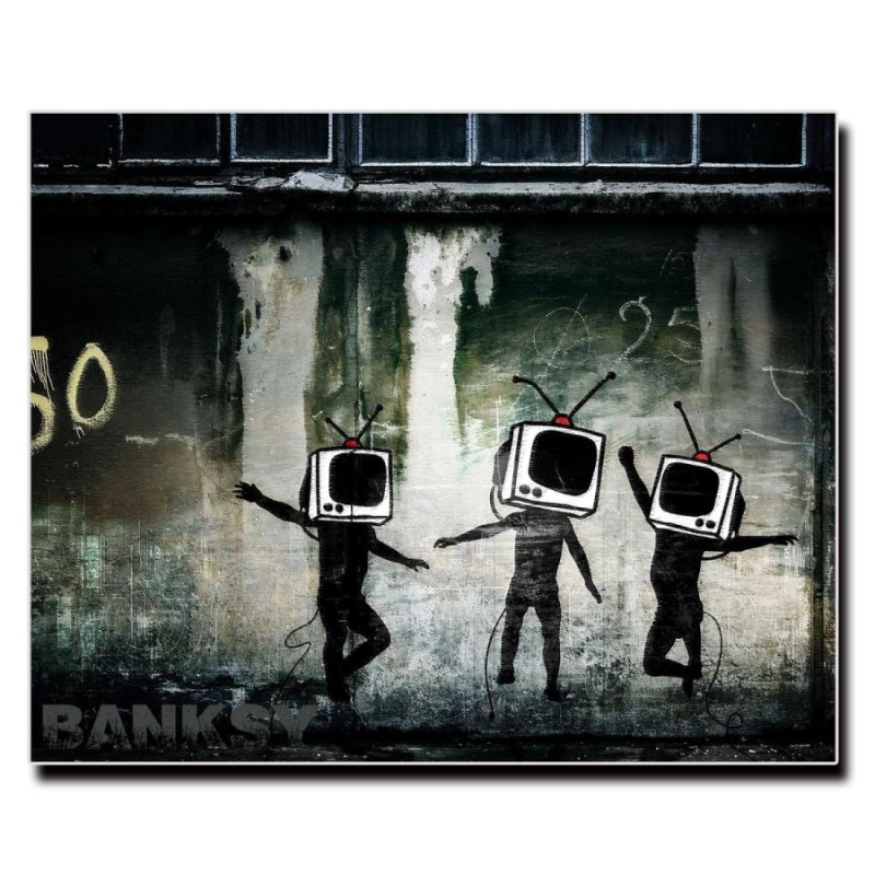 アート キャンバス パネル ファブリック ウォール バンクシー Banksy