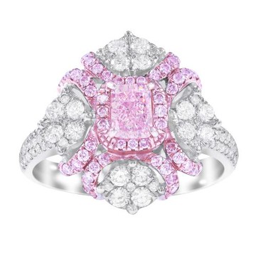 尚品MYEZ 巴洛克GIA 50分粉鑽戒