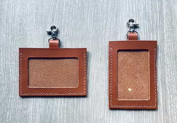 植鞣革識別證套