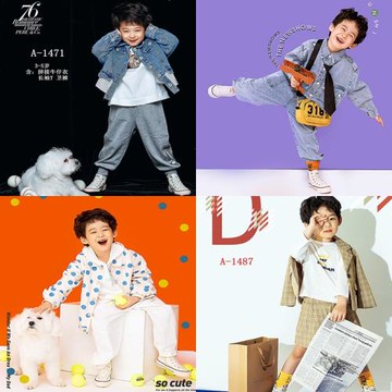 兒童攝影主題服裝2025新款潮童影樓3-5歲男童藝術寫真拍照相服飾