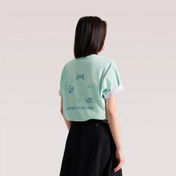 The North Face U CAMP TICTATOE RELAXES SS TEE - AP 男女 短袖上衣 NF0A8M7CHK5