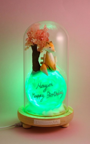 獨一無二客製化,客製人物角色星球密語燈狐狸版