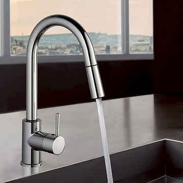 水美．Cupid 邱比特無鉛 兩段鵝頸 抽拉龍頭