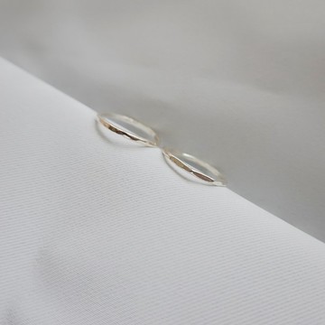 Hammered Ring | 鍛敲純銀戒指