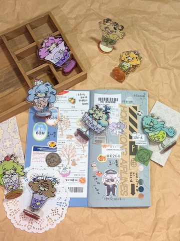 諾比12星座立牌印章