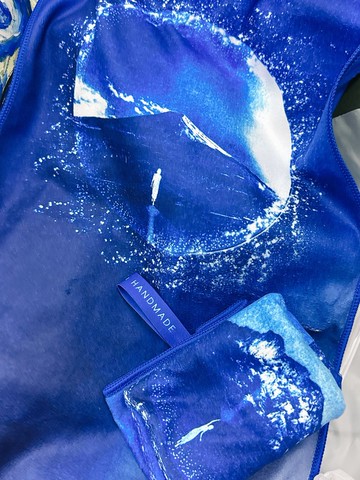 藍曬日本展 香港X日本藍曬圖 多用途長毛巾