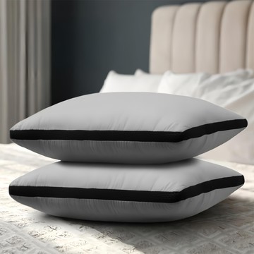 寢室安居 台灣製 石墨烯羽絲絨獨立筒枕  2個  74 x 45cm