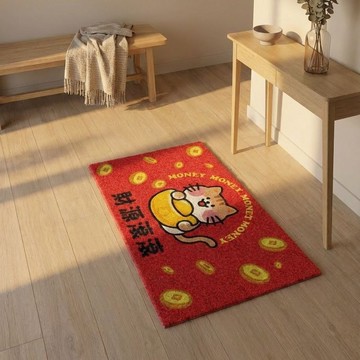 開運財貓刮泥地墊