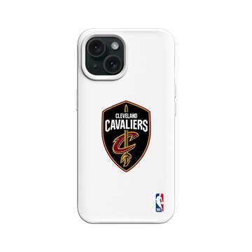 iPhone 15 SolidX 白 - NBA - Logo-克里夫蘭騎士 Cleveland Cavaliers