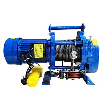 附發票 吊機 提陞機 電動葫蘆 微型電動葫蘆220V家用小型鋁殻起重吊機電動1噸380V多功能提陞機