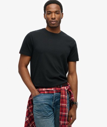 Superdry Men's Classic Essential T-shirt Black Size: M